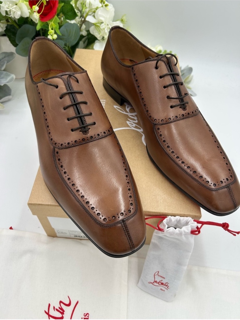Men’s Christian Louboutin LAFITOCH leather Oxford size 45.5 made in Italy